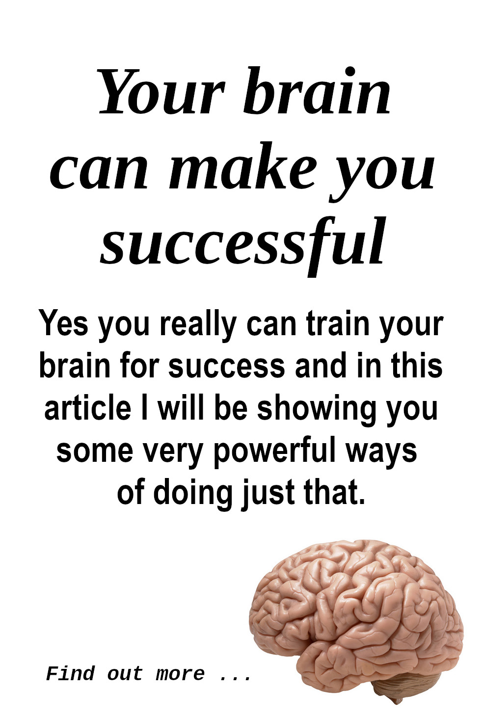 Your brain can make you successful