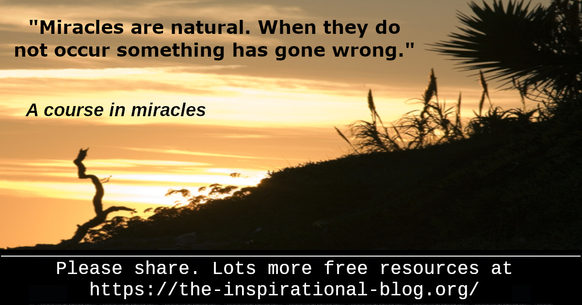 Inspirational A Course in Miracles quotes