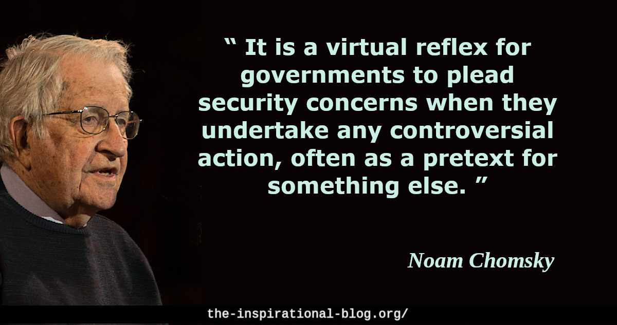 Inspirational Noam Chomsky quotes