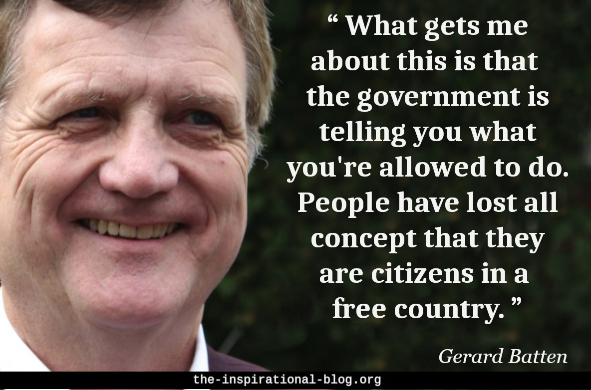 Gerard Batten quotes