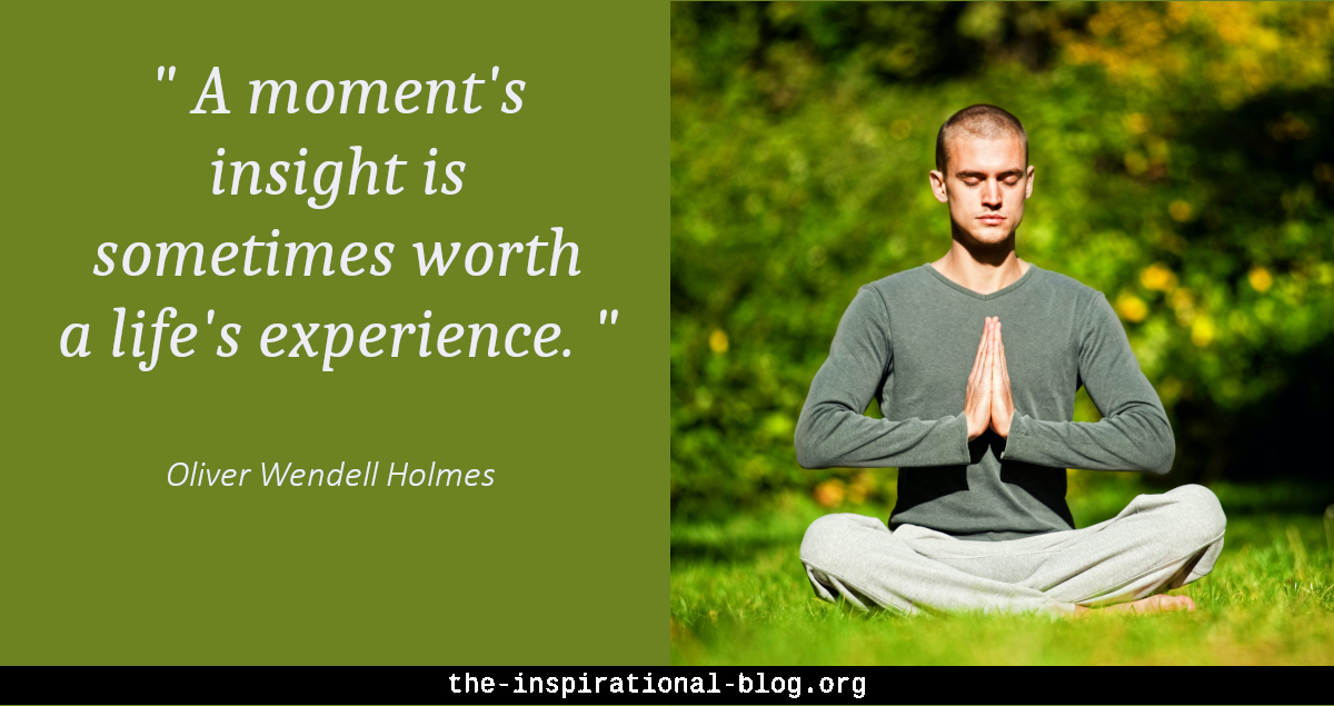 Inspirational Oliver Wendell Holmes quote