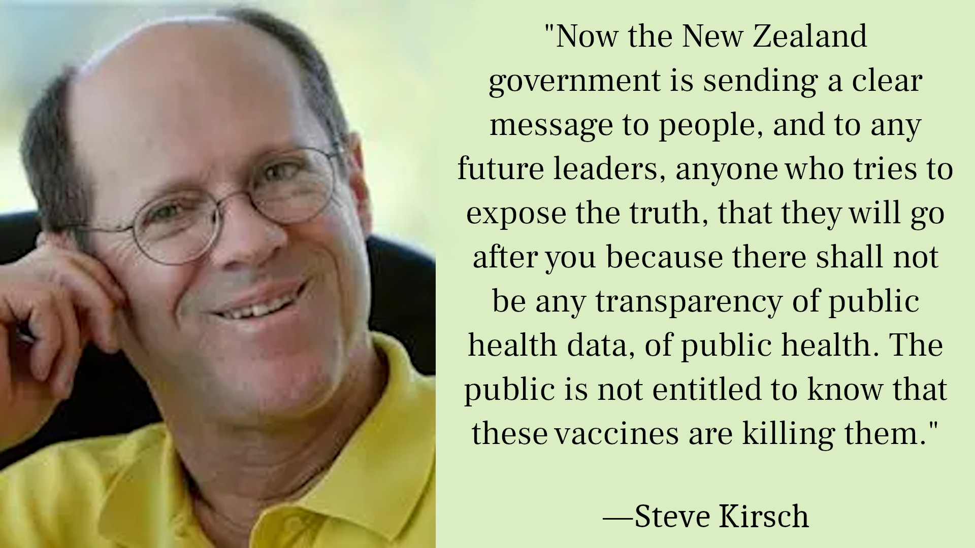 Steve Kirsch quote